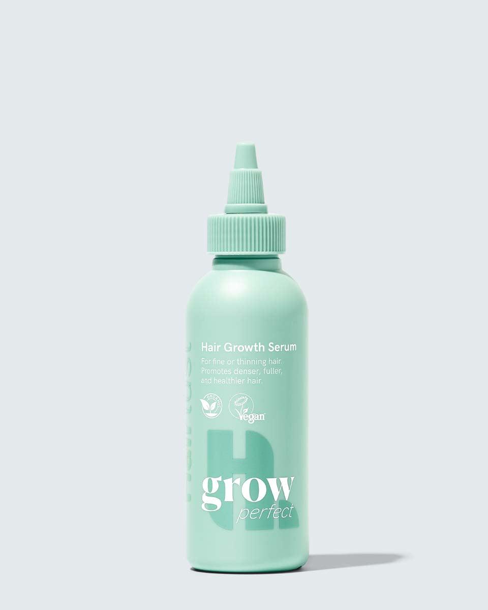 Flaske med Hairlust Grow Perfect Hair Growth Serum